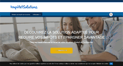 Desktop Screenshot of impot-et-solutions.fr