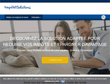 Tablet Screenshot of impot-et-solutions.fr